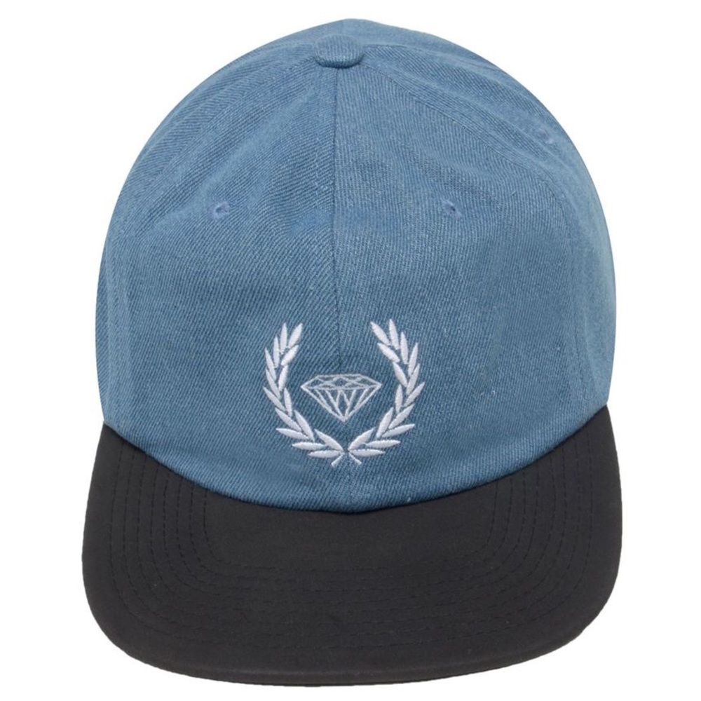 Diamond Supply Denim Brilliant Crest SnapBack